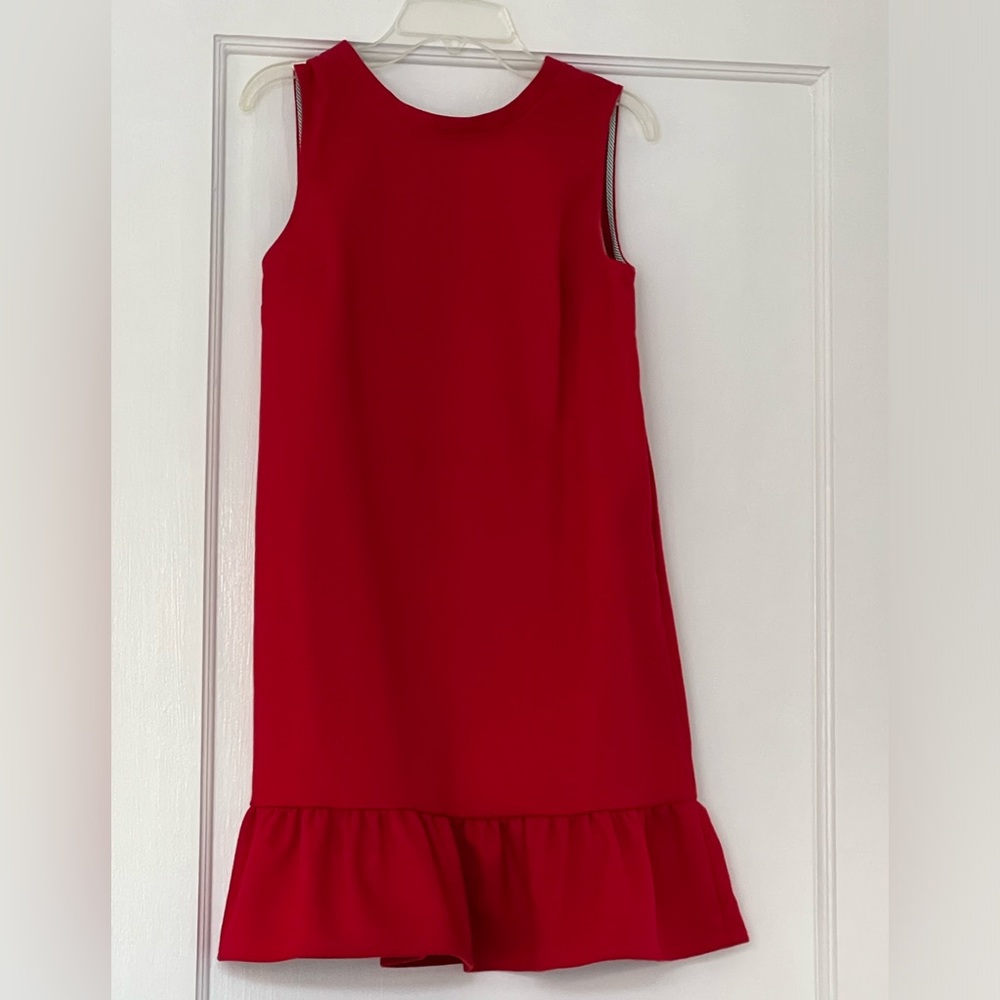 Vineyard Vines - Girls Red Dress with ruffle - Size L - worn once